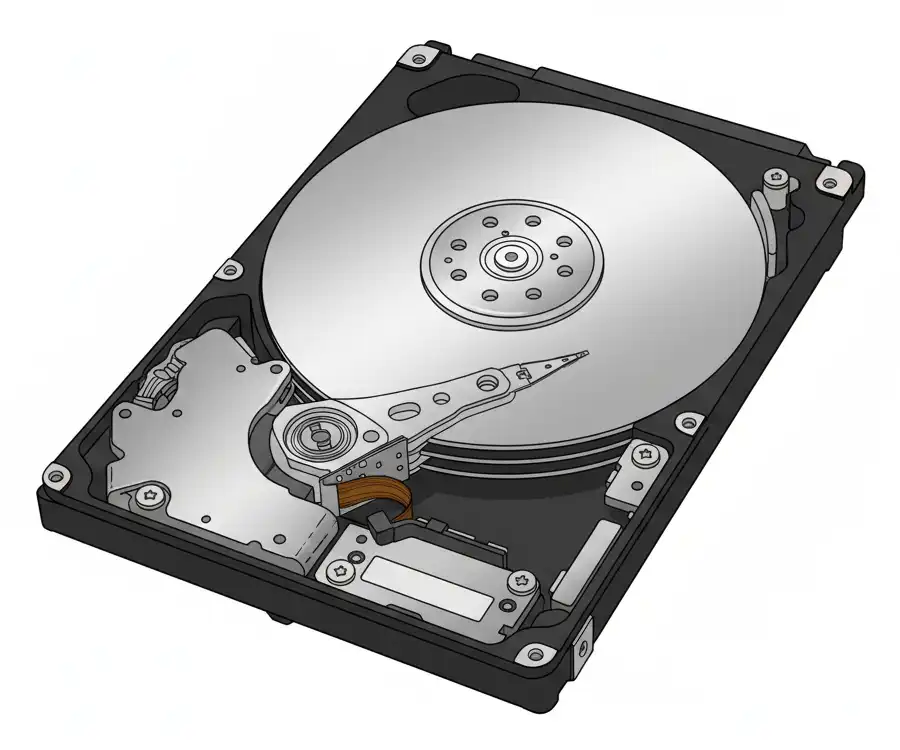 2.5インチハードディスクのイメージ画像