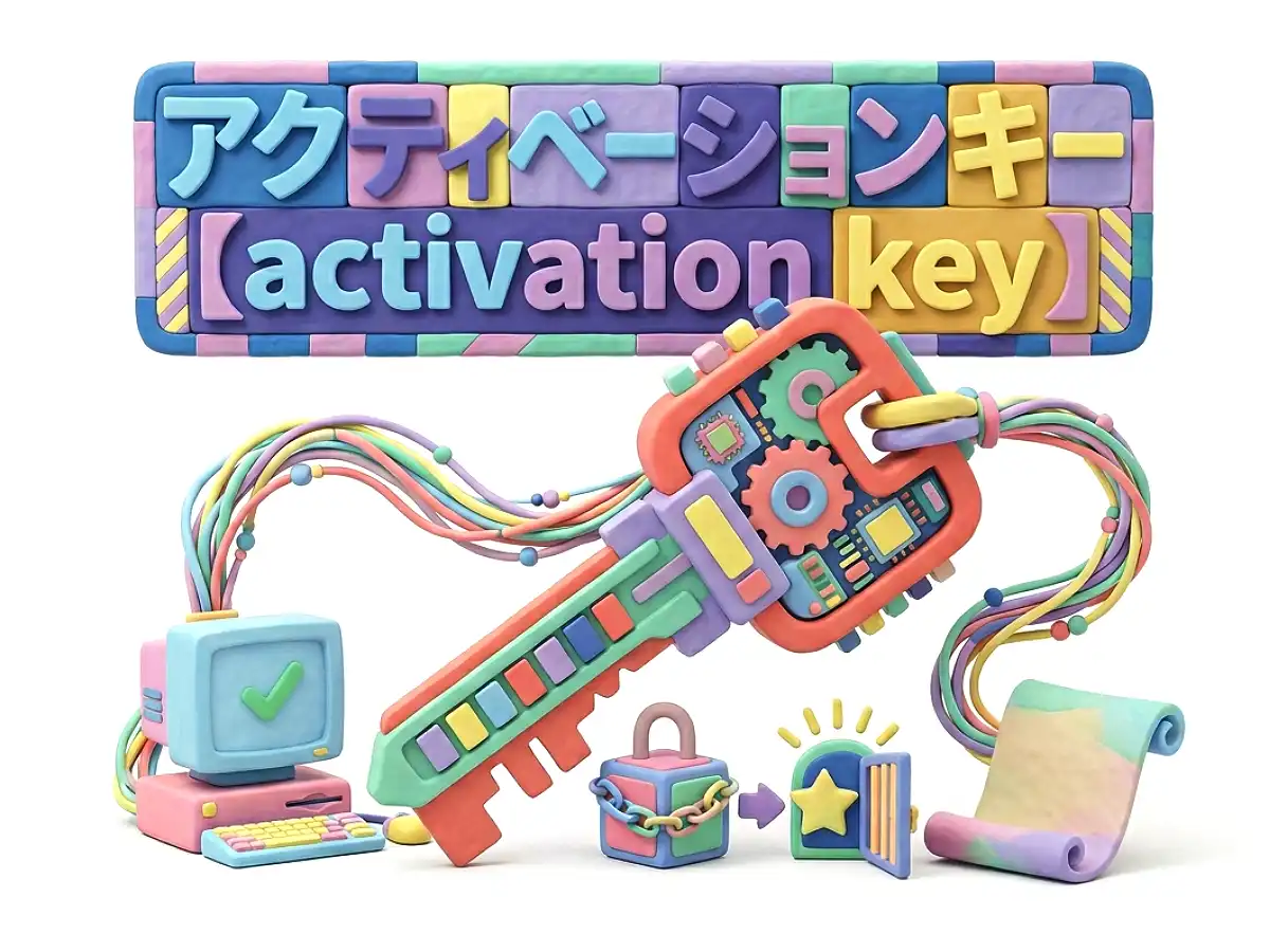 アクティベーションキーのイメージ画像