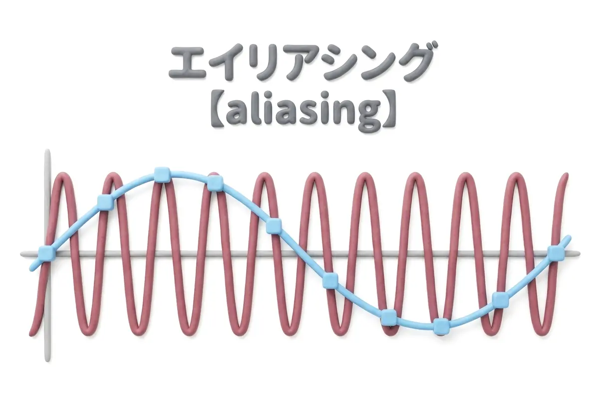 エイリアシングのイメージ画像