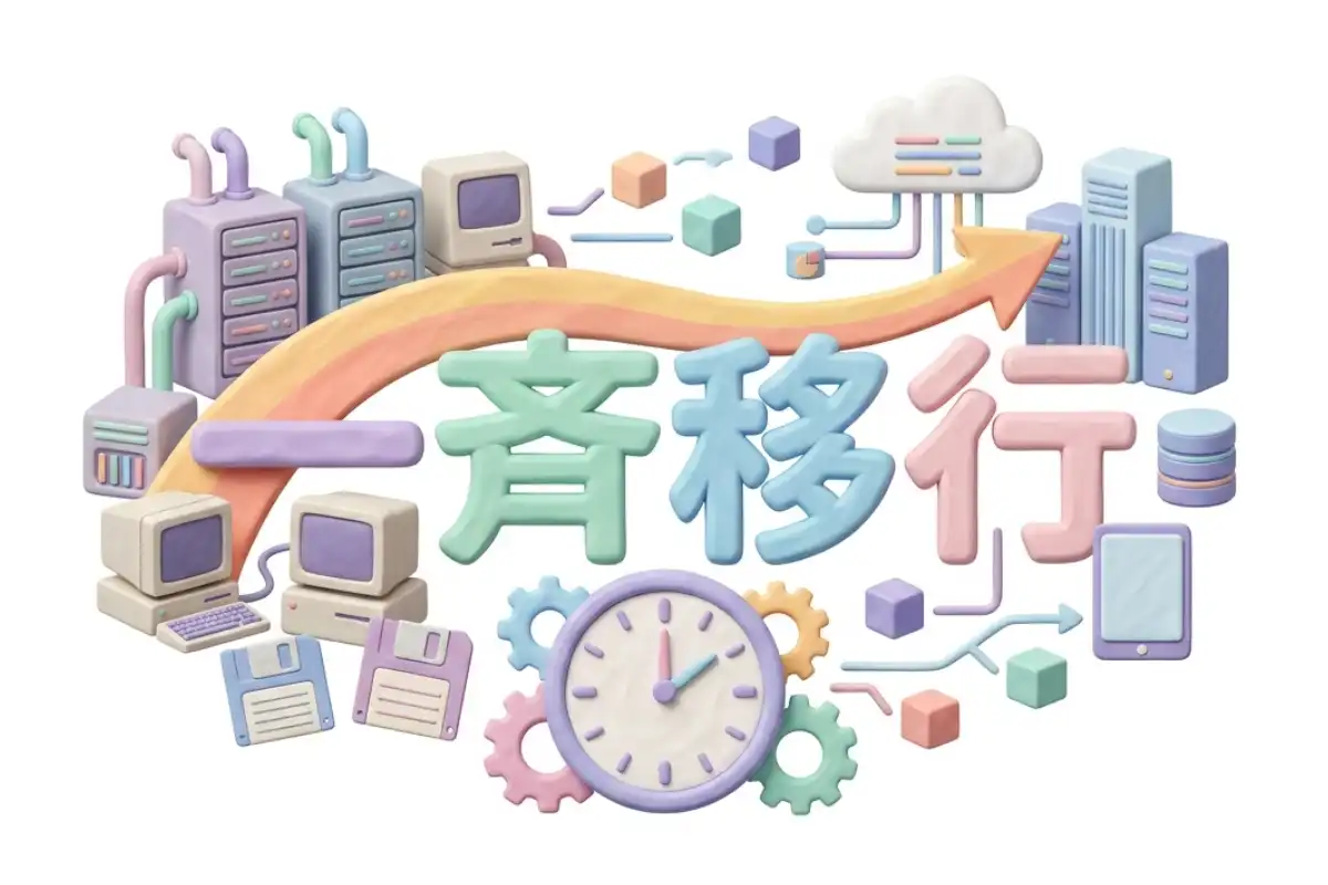 一斉移行のイメージ画像