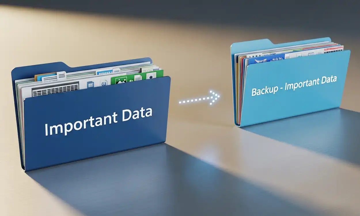 バックアップファイルのイメージ画像