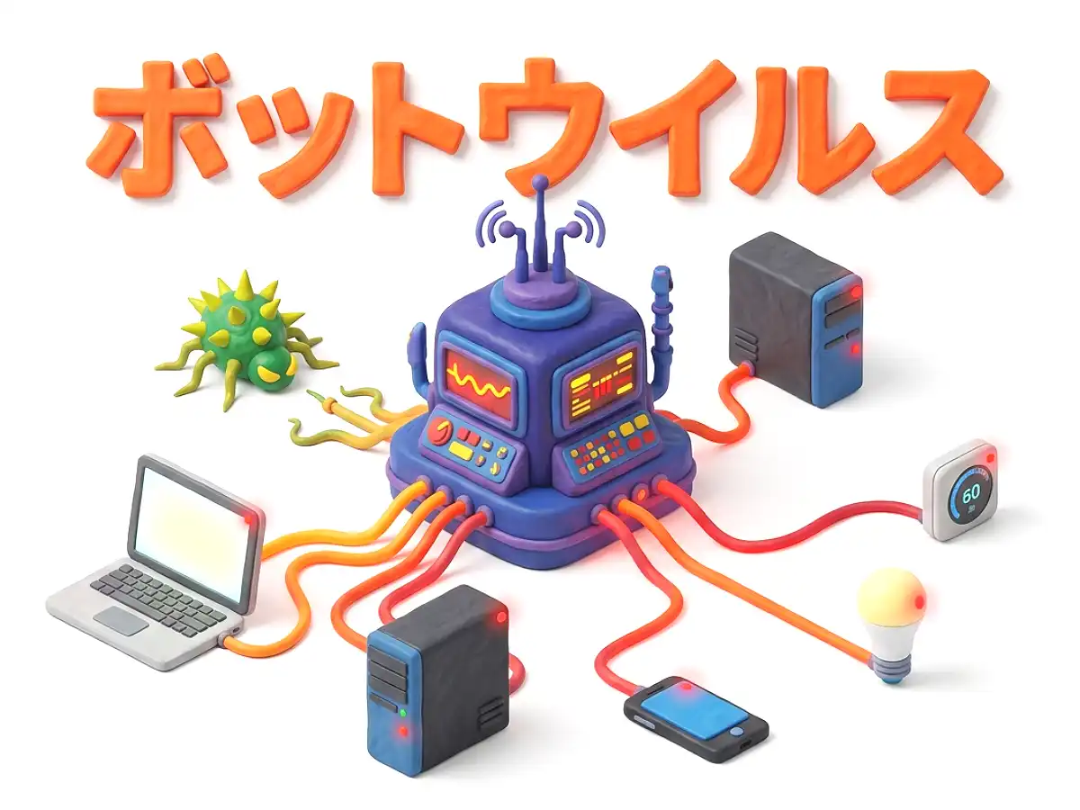 ボットウイルスのイメージ画像