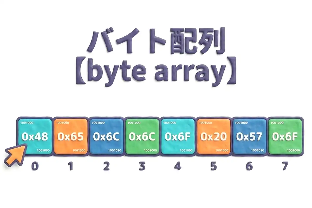 バイト配列のイメージ画像
