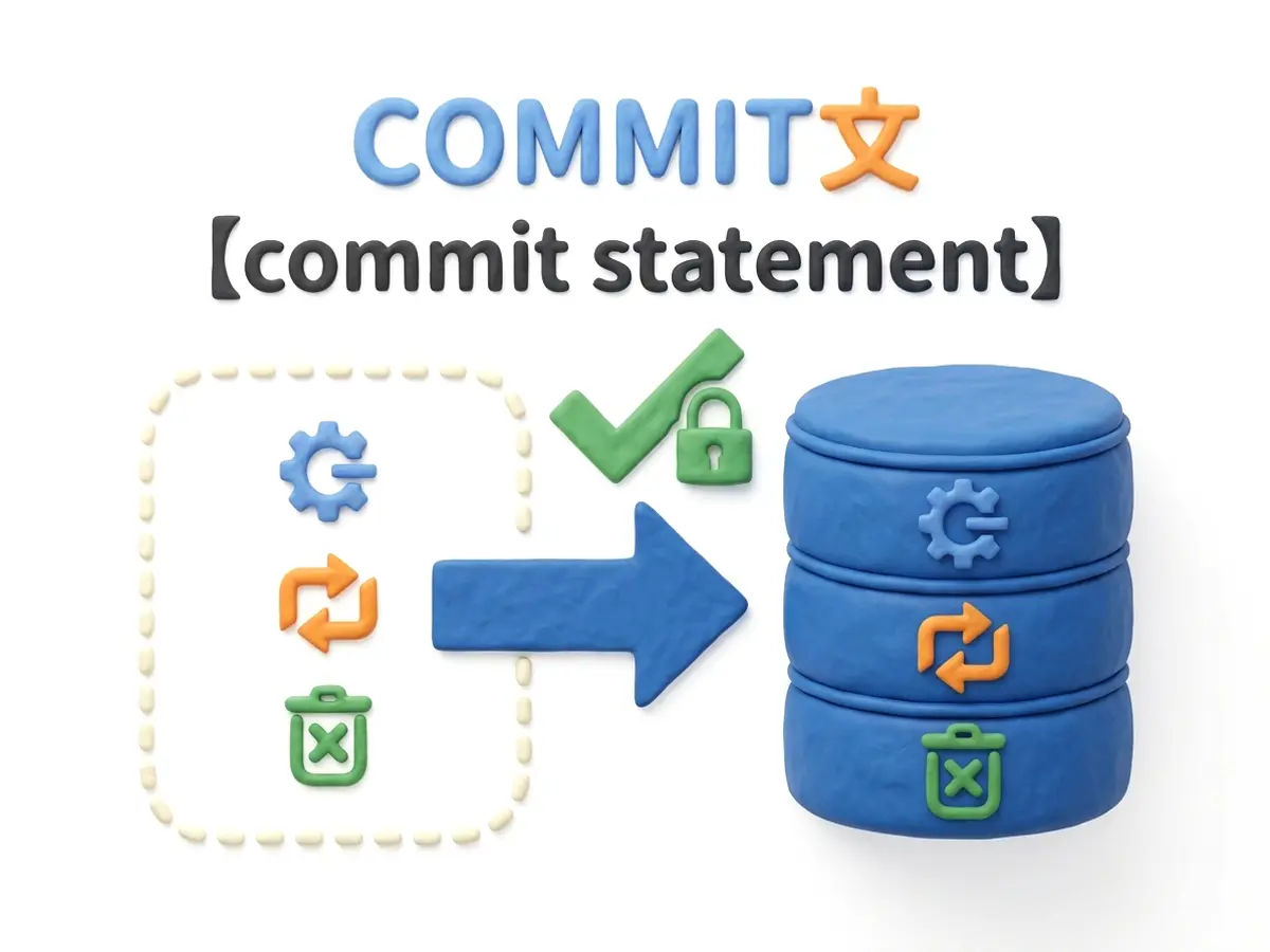 COMMIT文のイメージ画像