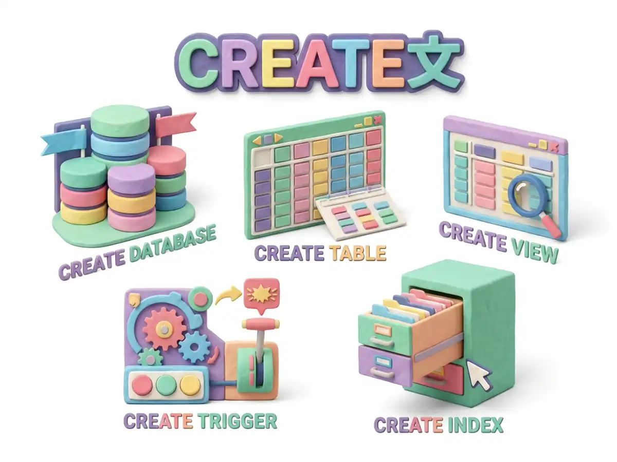 CREATE文のイメージ画像