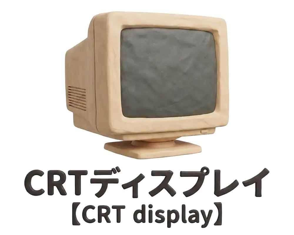 CRTディスプレイのイメージ画像