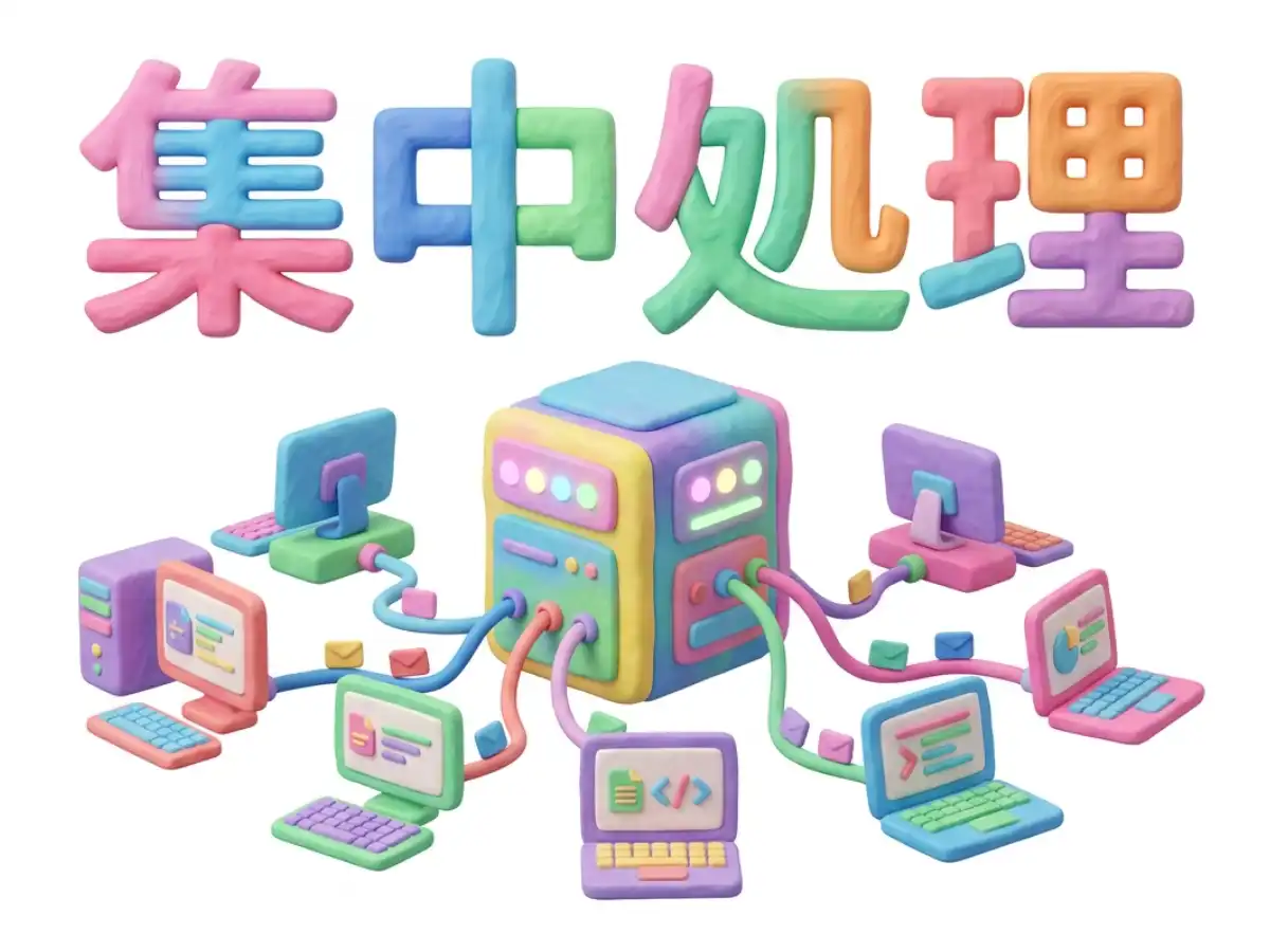 集中処理のイメージ画像