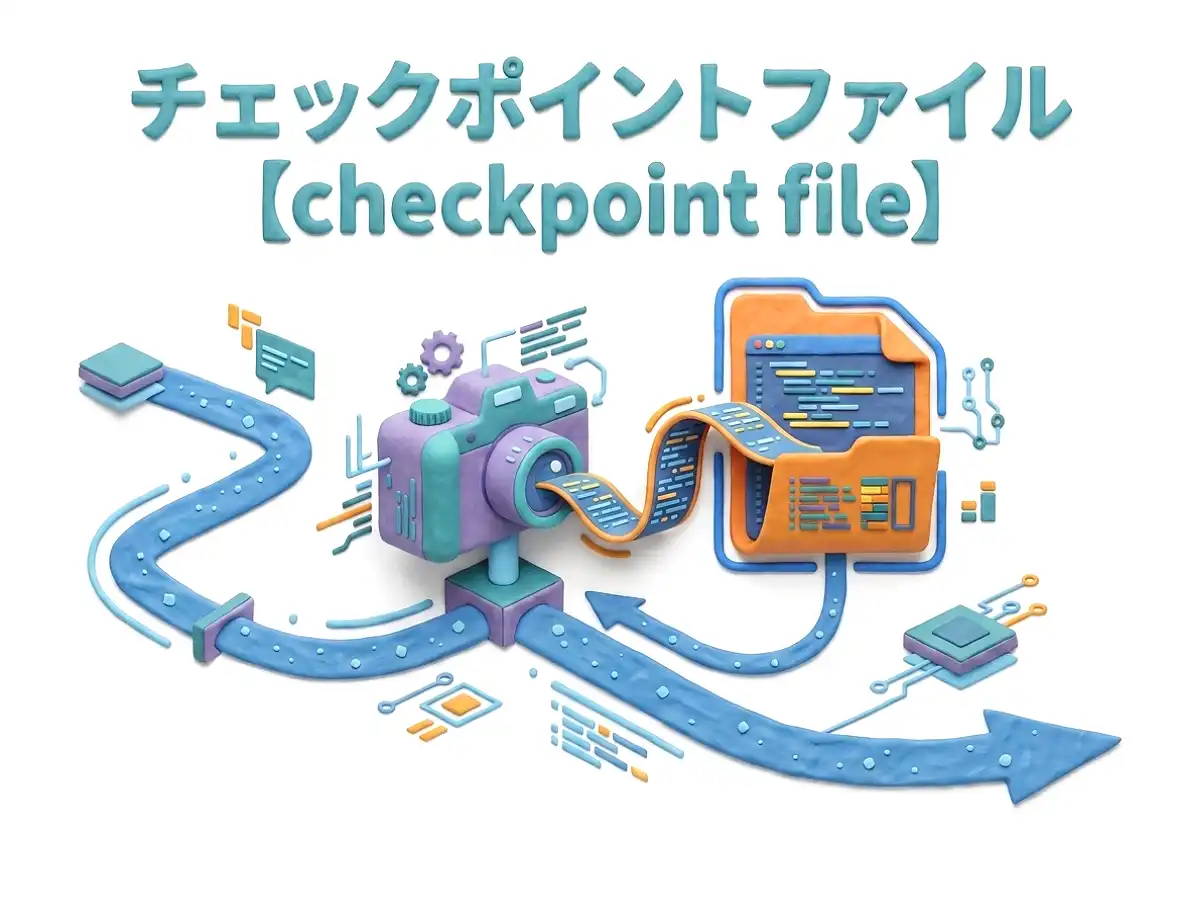 チェックポイントファイルのイメージ画像