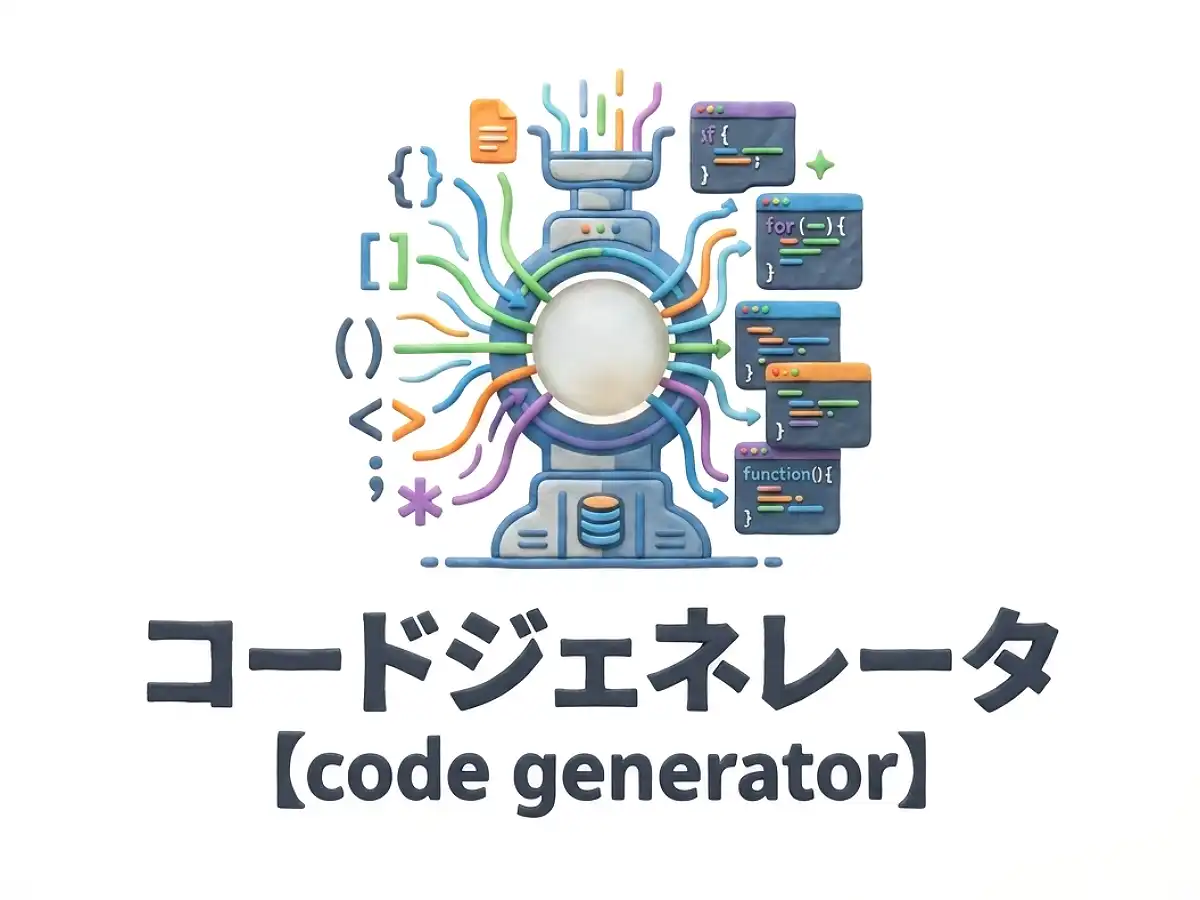 コードジェネレータのイメージ画像