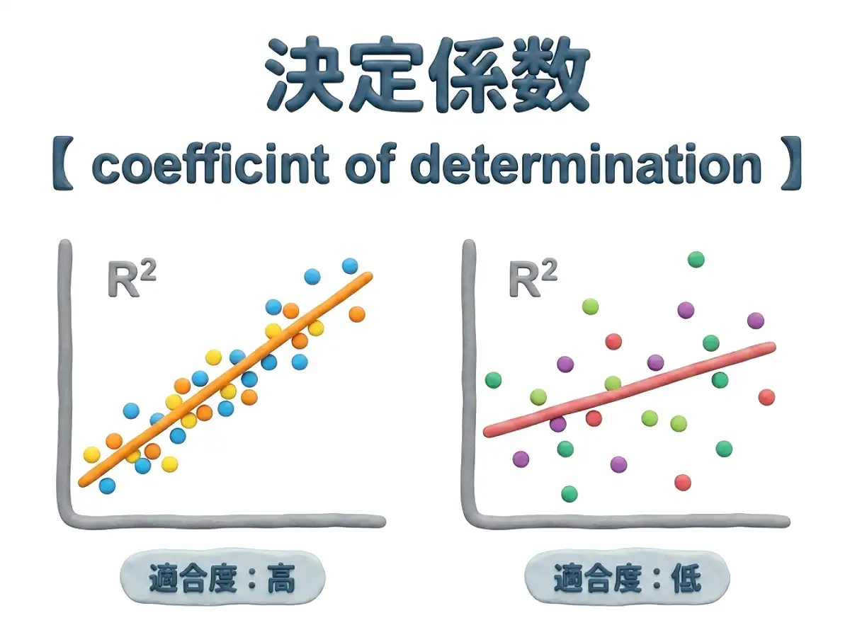 決定係数のイメージ画像