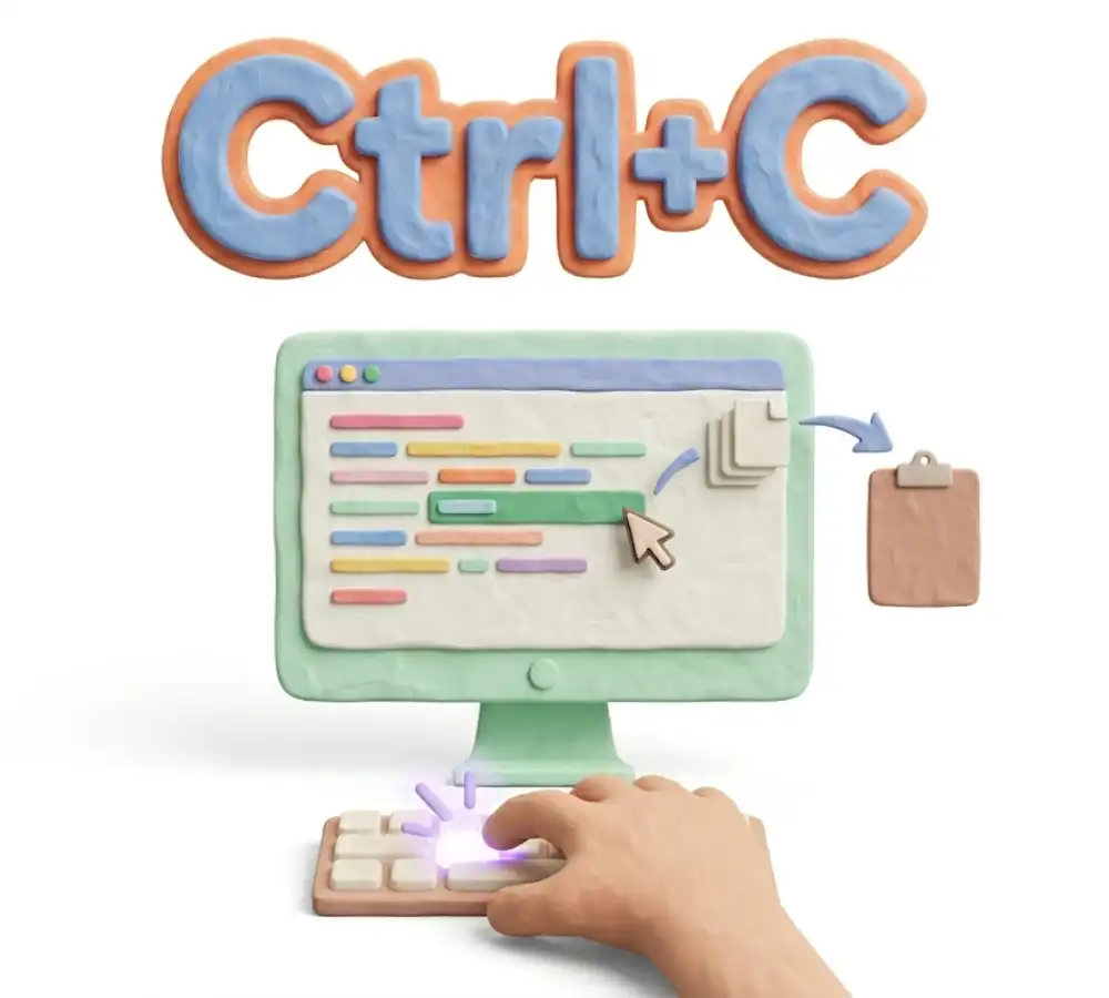 Ctrl+Cのイメージ画像