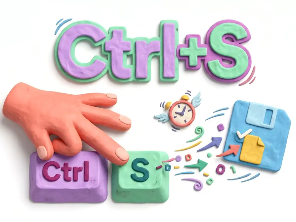 Ctrl+Sのイメージ画像