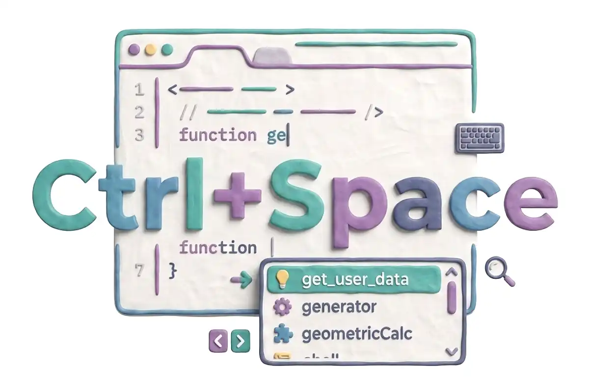 Ctrl+Spaceのイメージ画像
