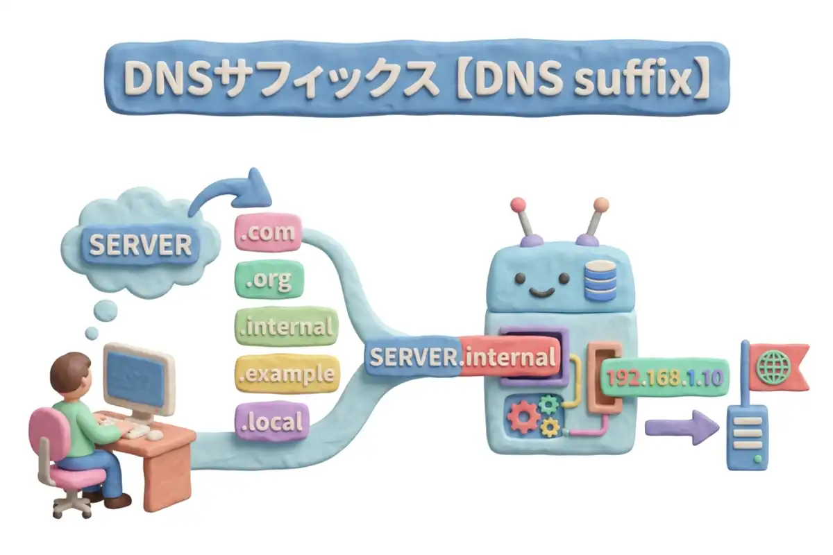DNSサフィックスのイメージ画像