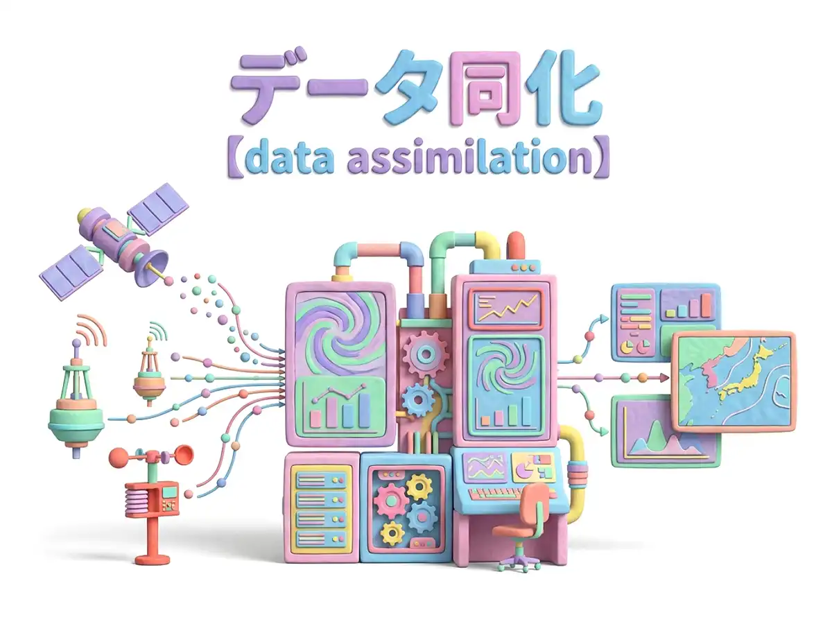 データ同化のイメージ画像
