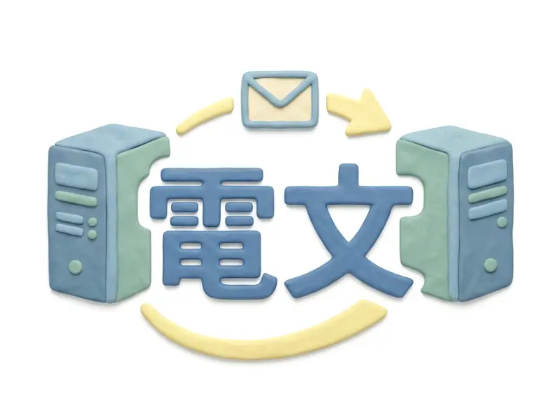 電文のイメージ画像