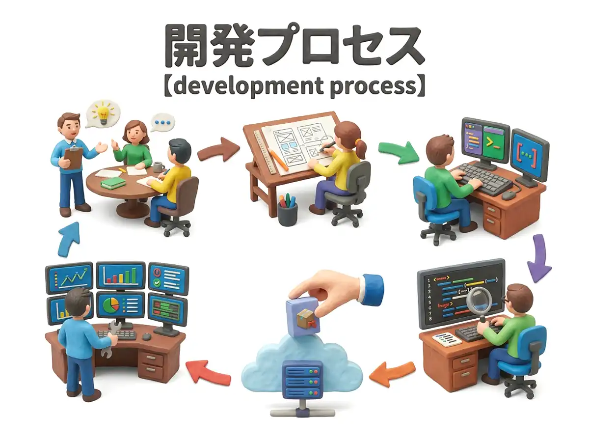 開発プロセスのイメージ画像