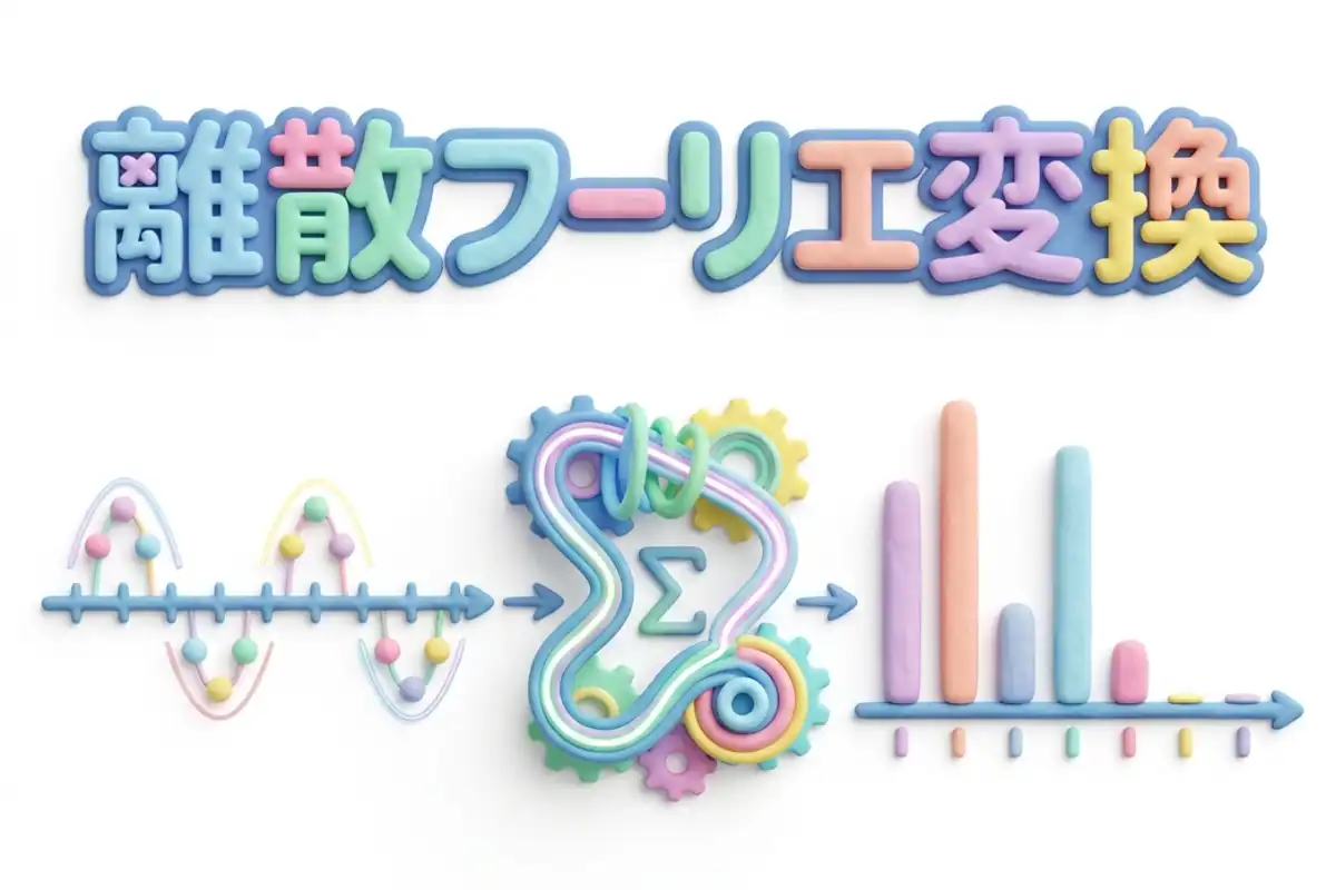 離散フーリエ変換のイメージ画像