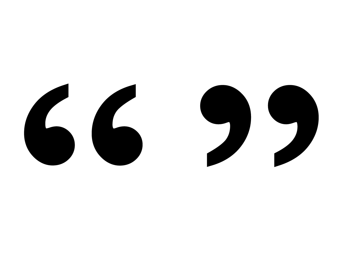 ダブルクォーテーションのイメージ画像