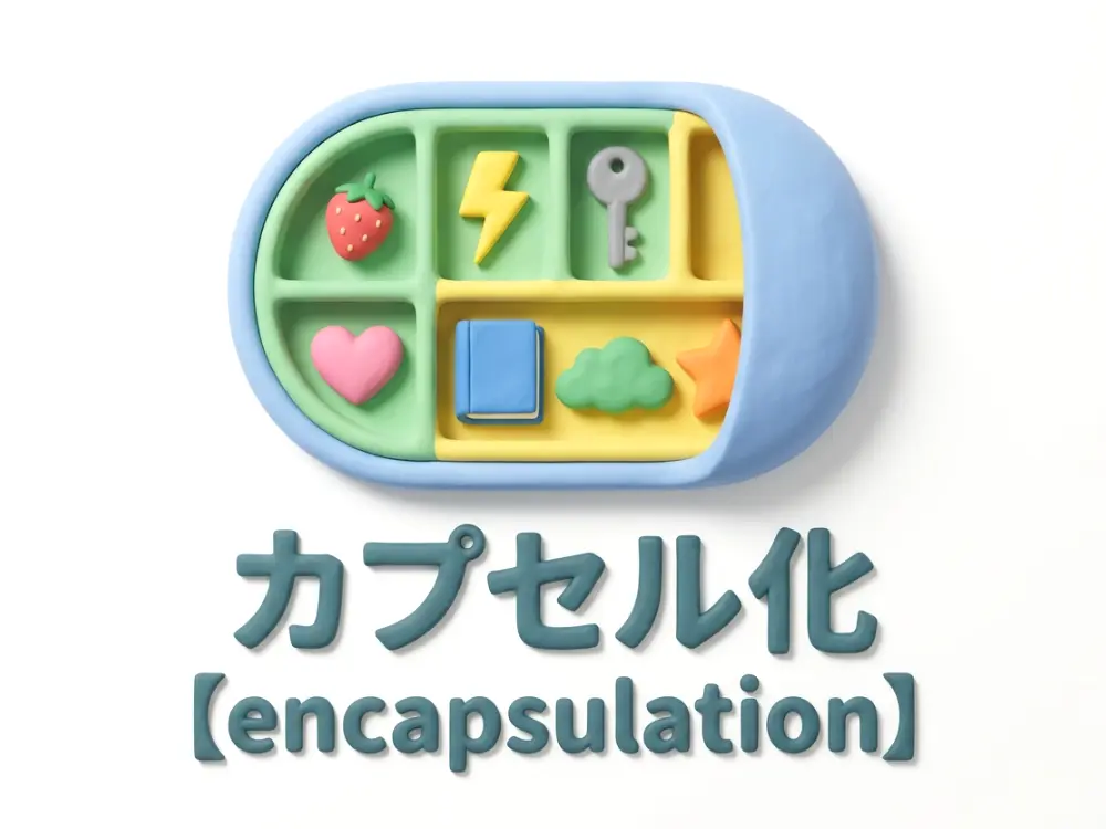 カプセル化のイメージ画像