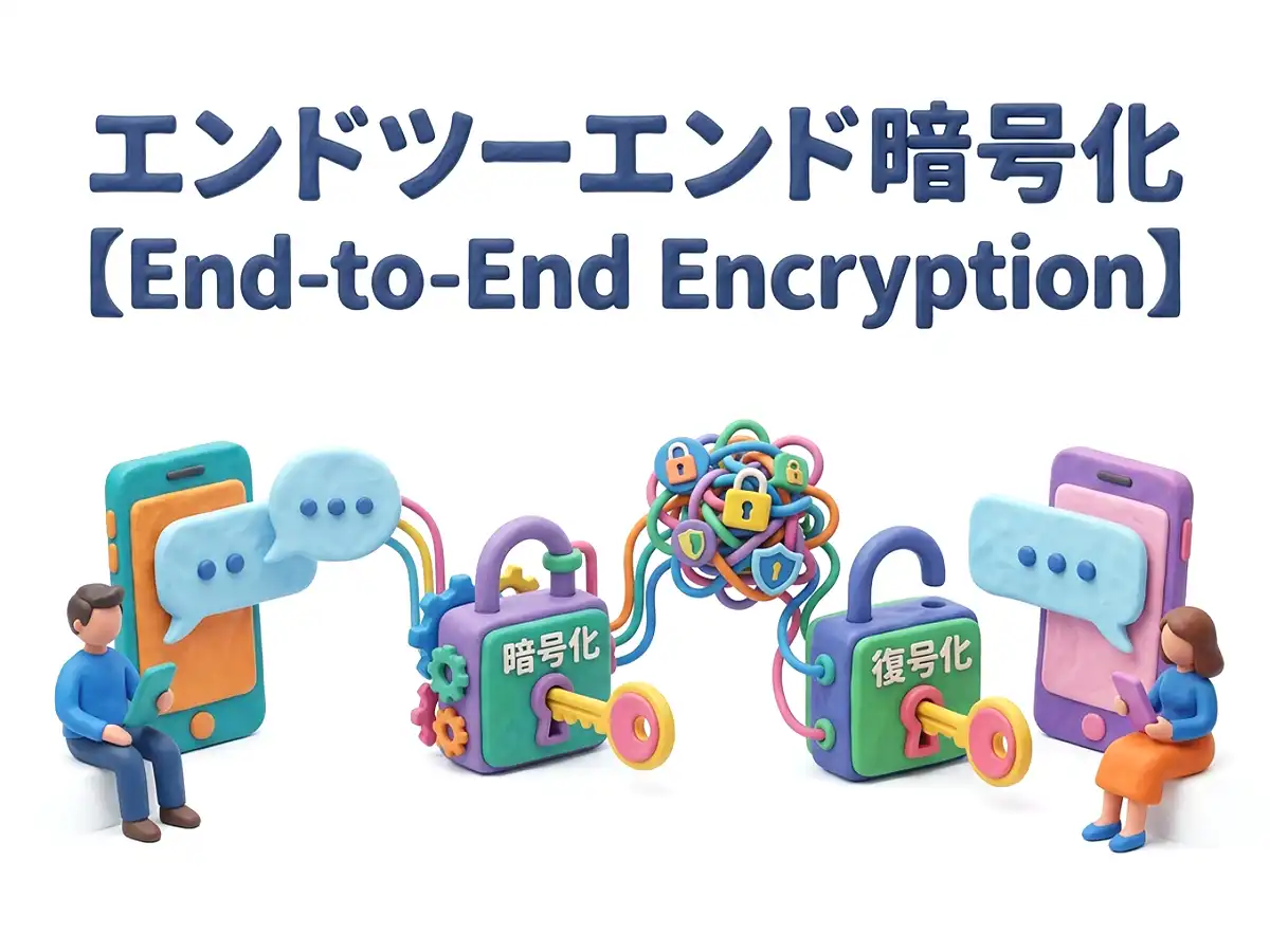 エンドツーエンド暗号化のイメージ画像