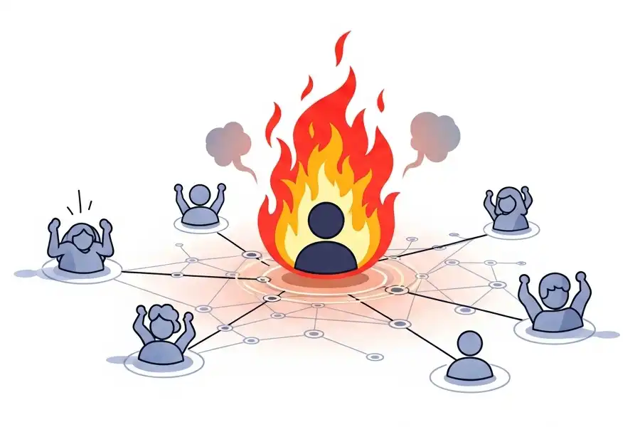 炎上のイメージ画像