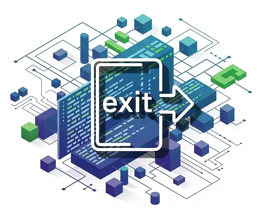 exit文のイメージ画像