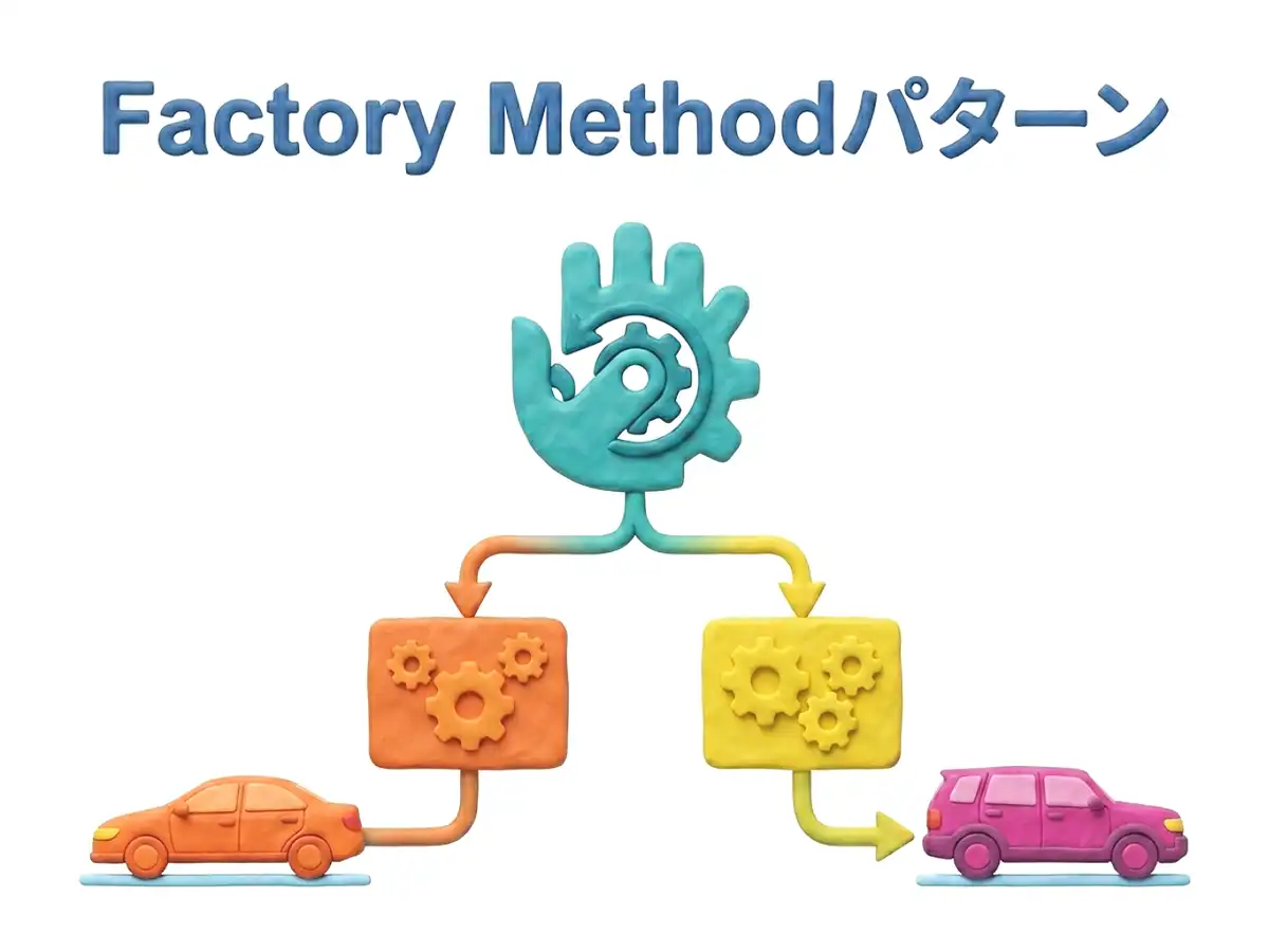 Factory Methodパターンのイメージ画像