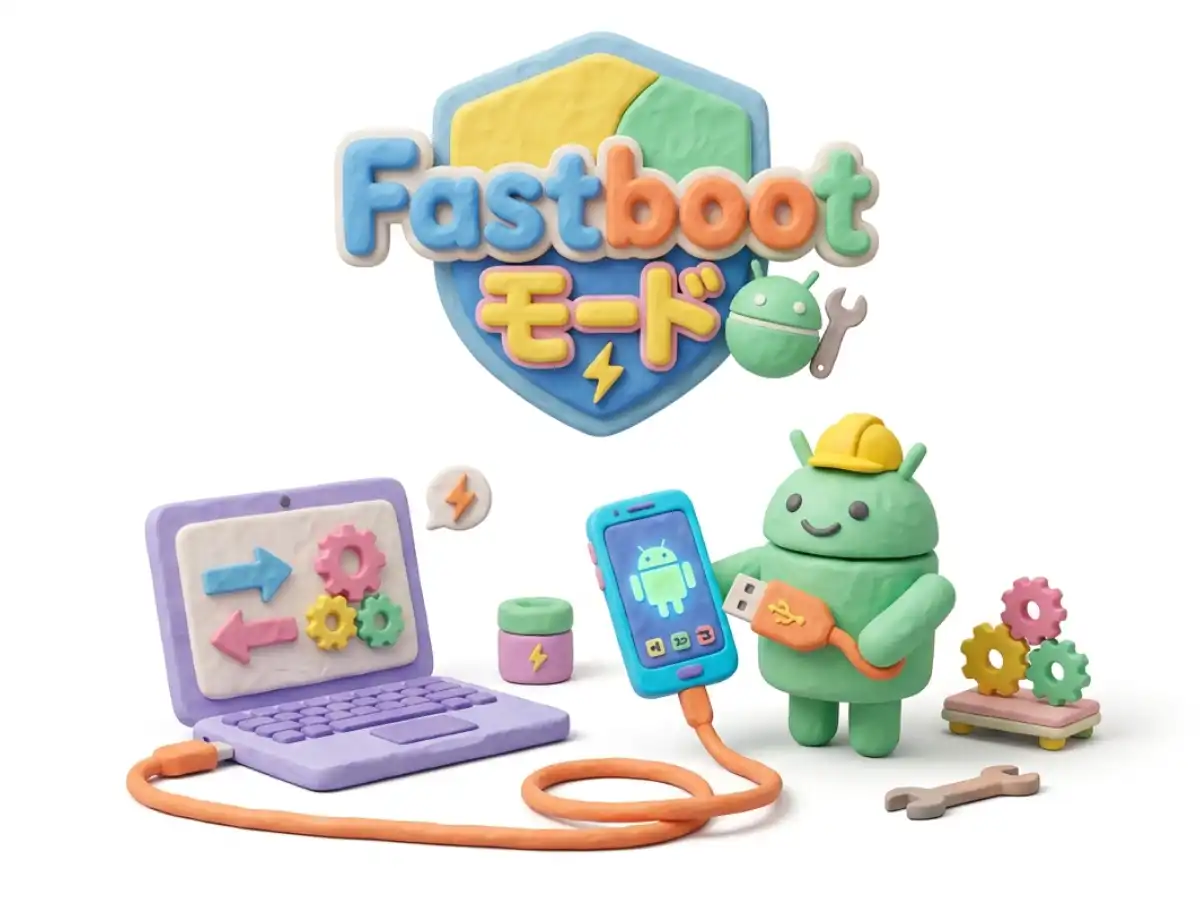 Fastbootモードのイメージ画像