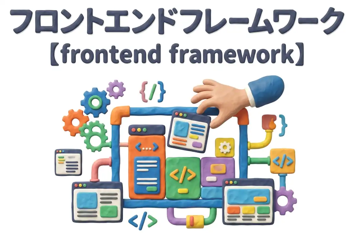 フロントエンドフレームワークのイメージ画像
