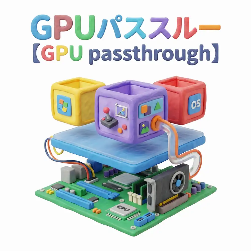 GPUパススルーのイメージ画像