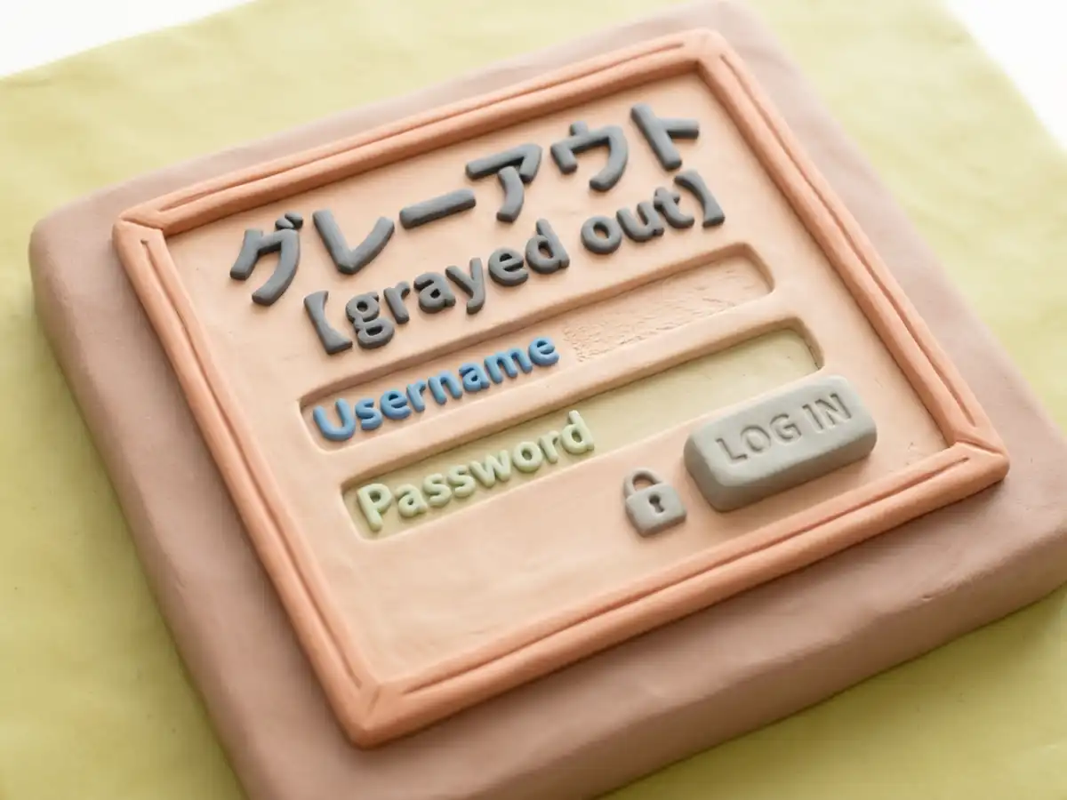 グレーアウトのイメージ画像