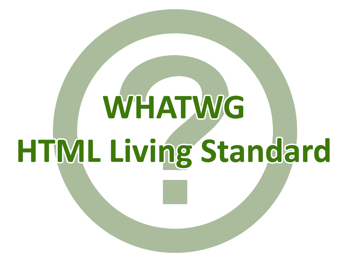 HTML Living Standard