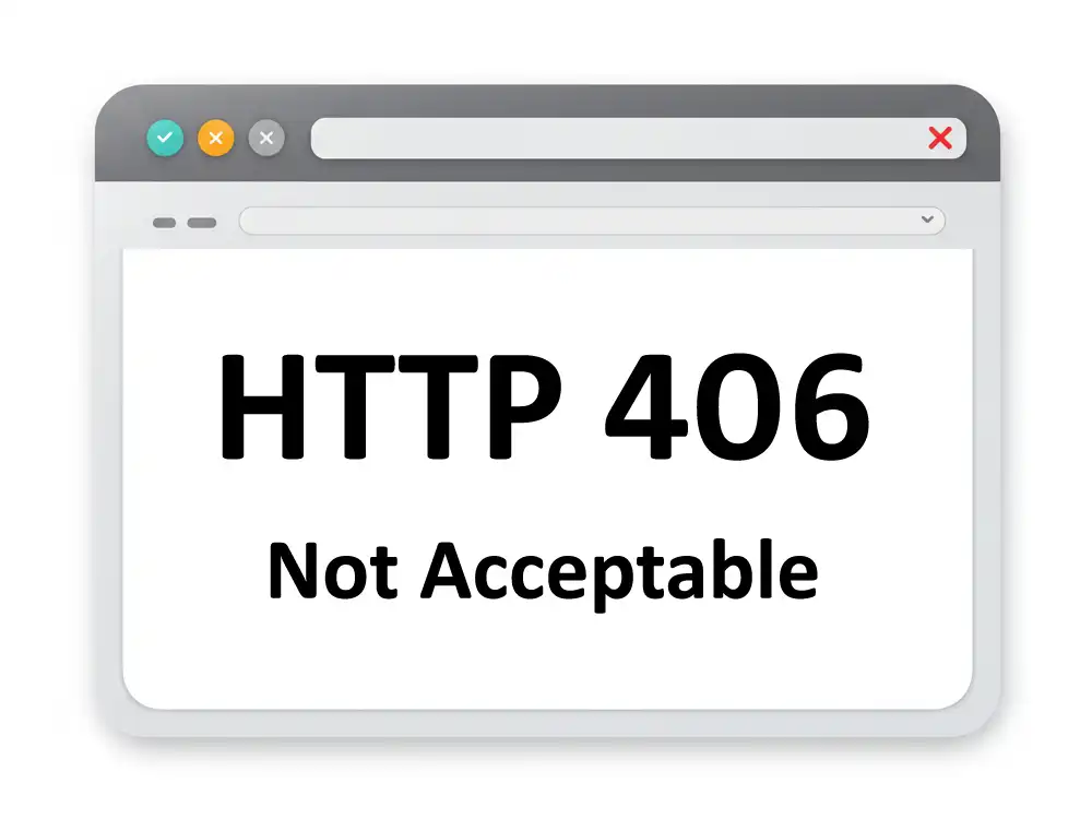 406エラーのイメージ画像