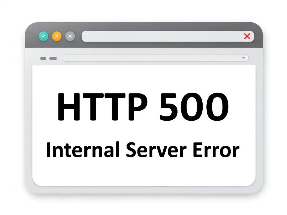 500エラーのイメージ画像