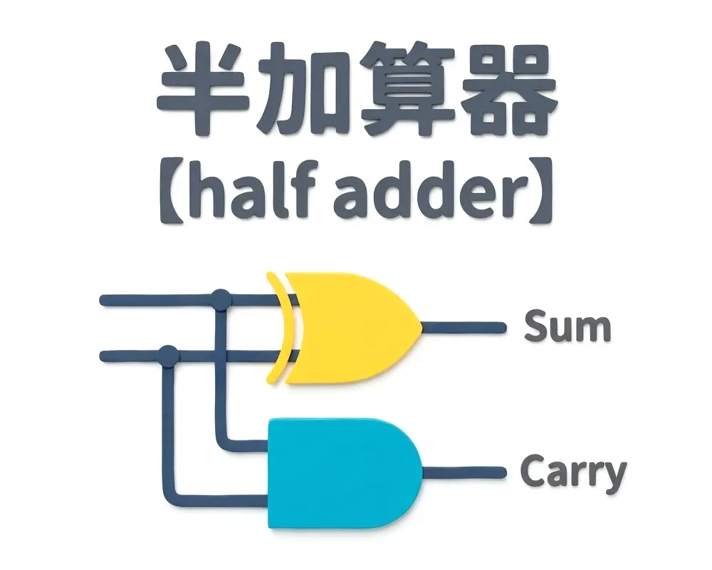 半加算器のイメージ画像