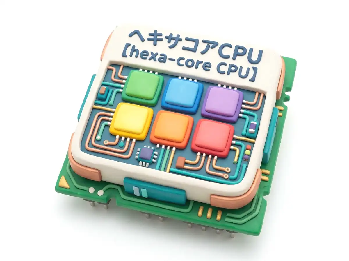 6コアCPUのイメージ画像