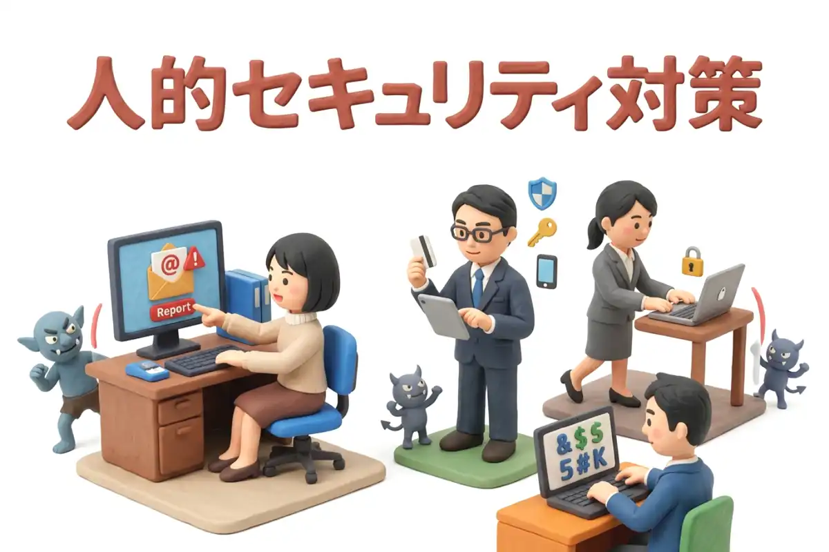 人的セキュリティ対策のイメージ画像