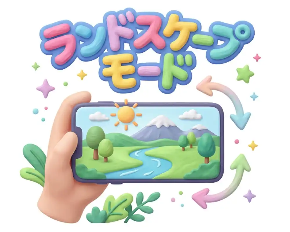 ランドスケープモードのイメージ画像