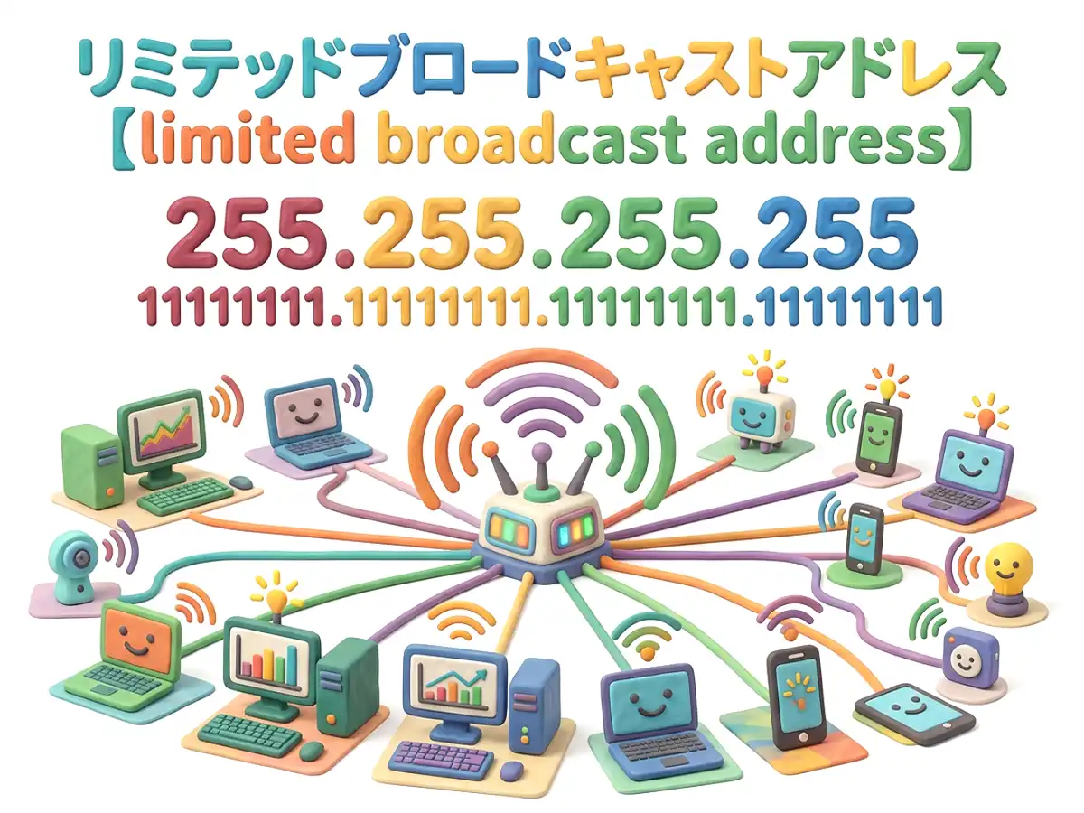 リミテッドブロードキャストアドレスのイメージ画像