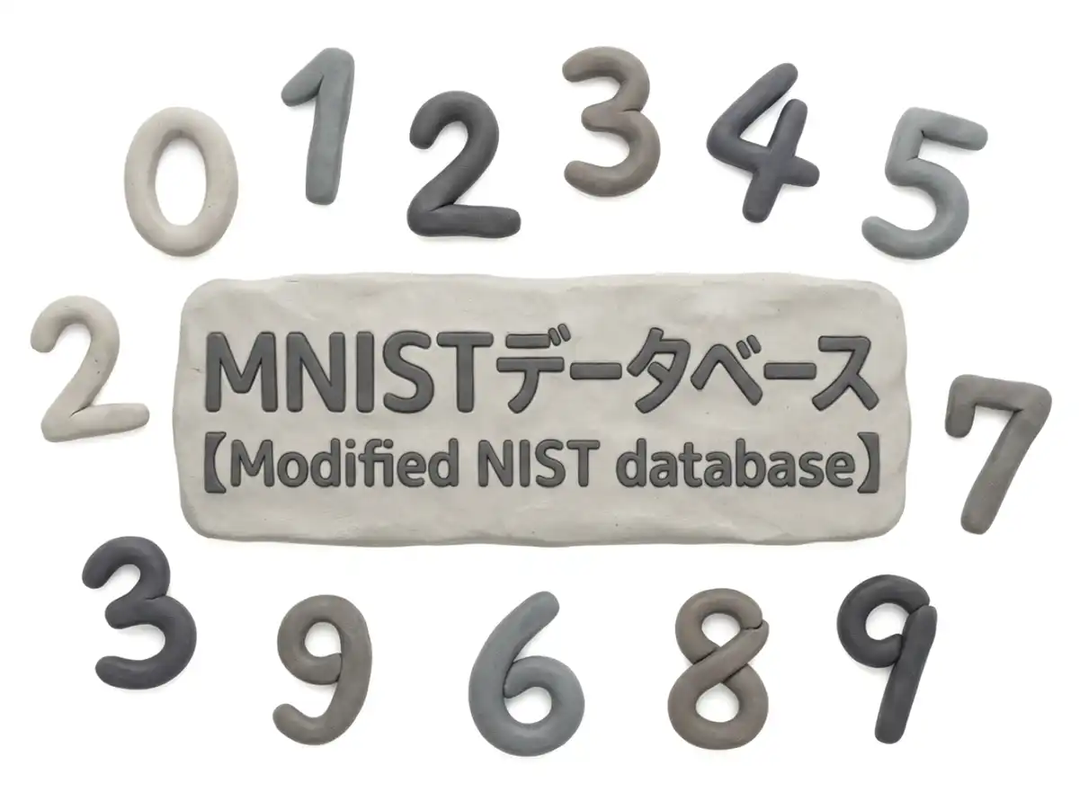 MNISTデータベースのイメージ画像