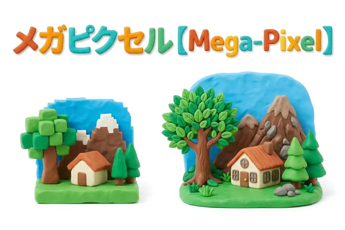 メガピクセルのイメージ画像
