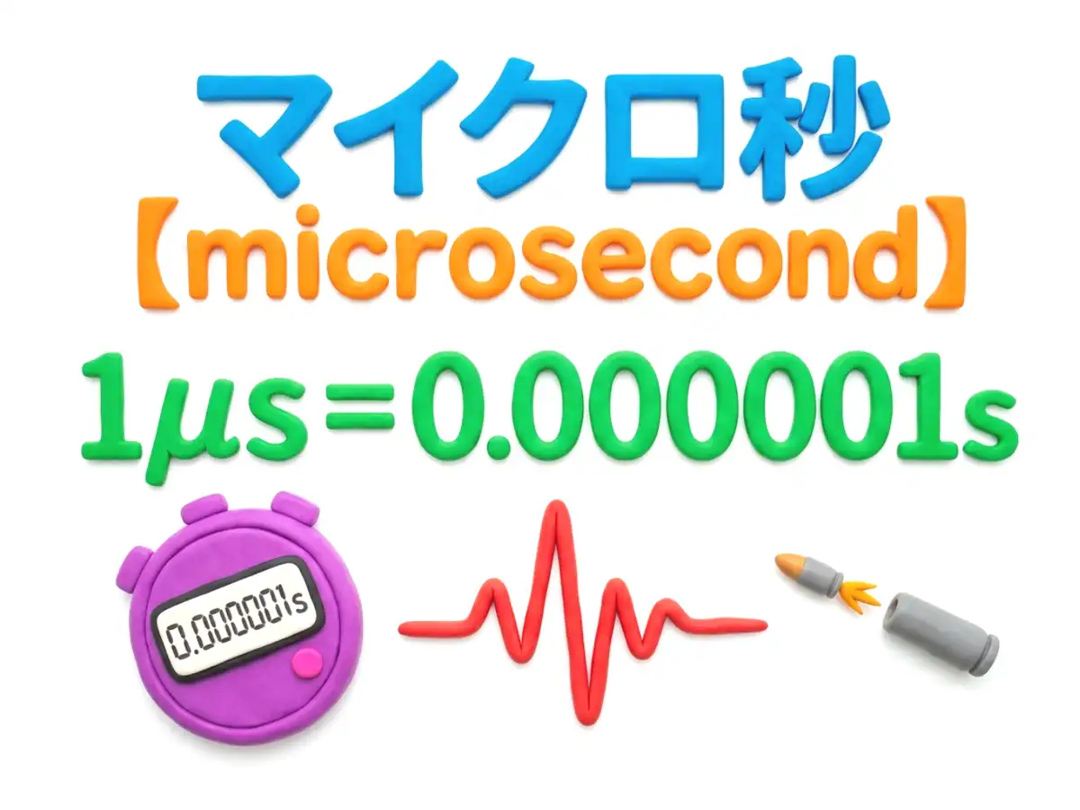 マイクロ秒のイメージ画像