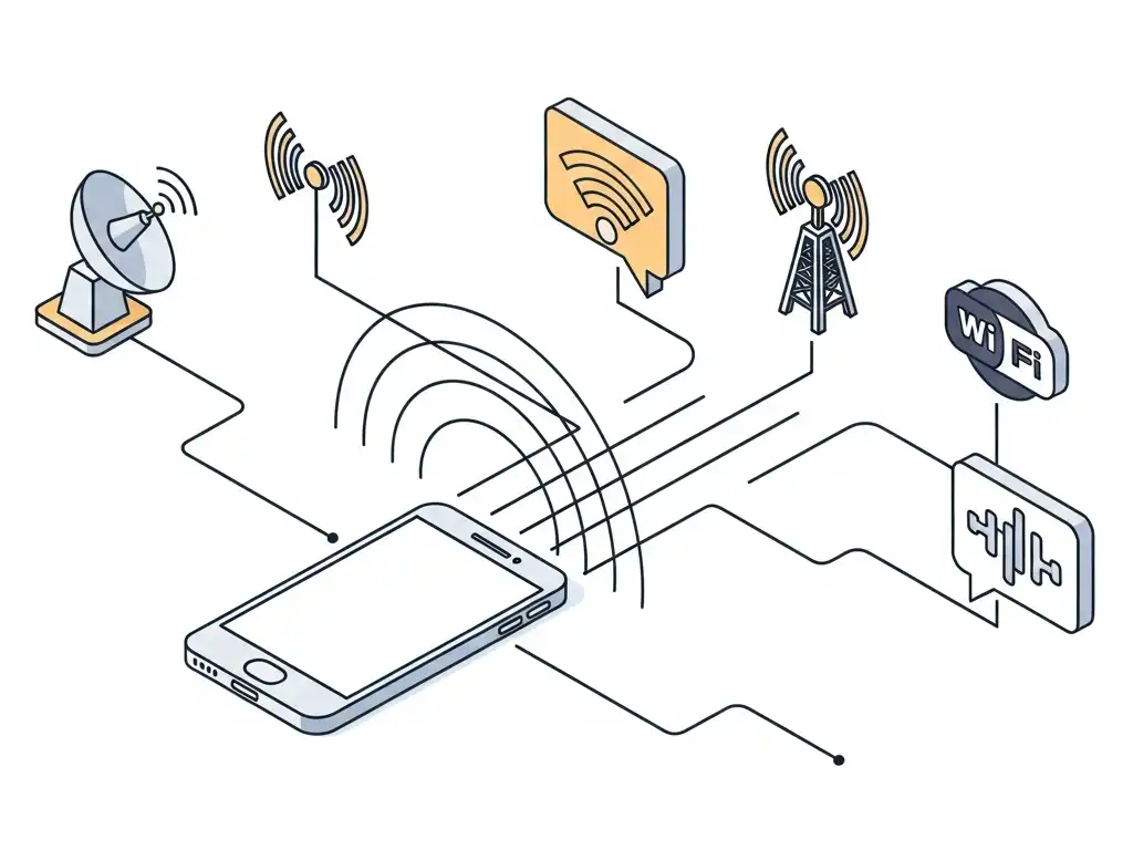 移動体通信のイメージ画像