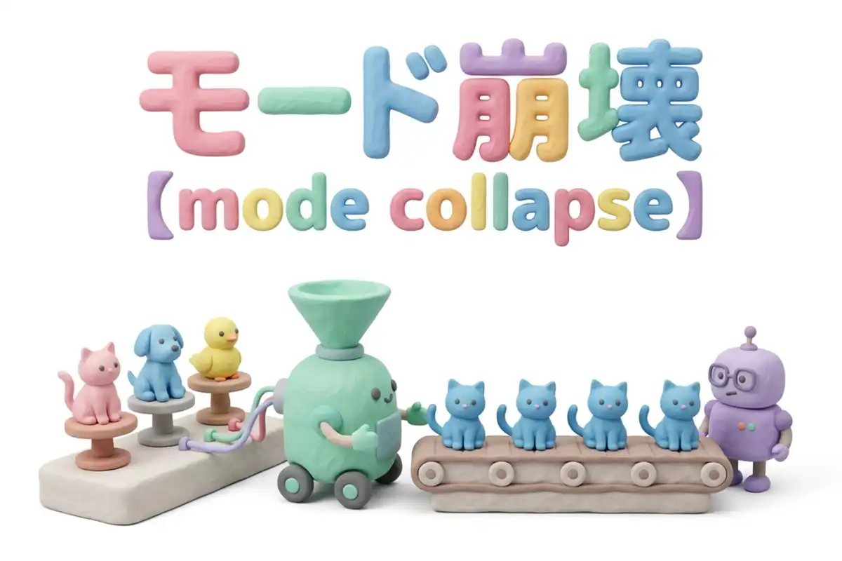 モード崩壊のイメージ画像