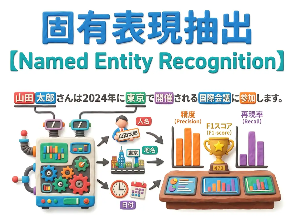 固有表現抽出のイメージ画像