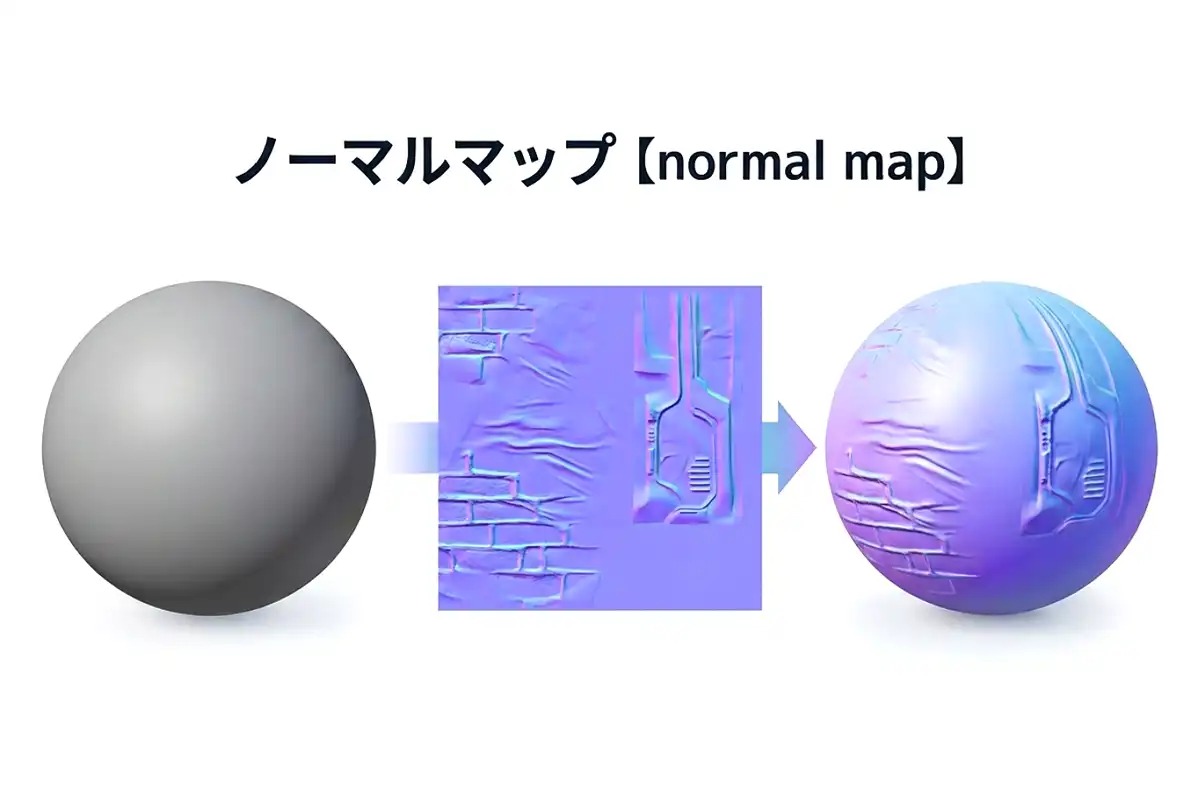 ノーマルマップのイメージ画像