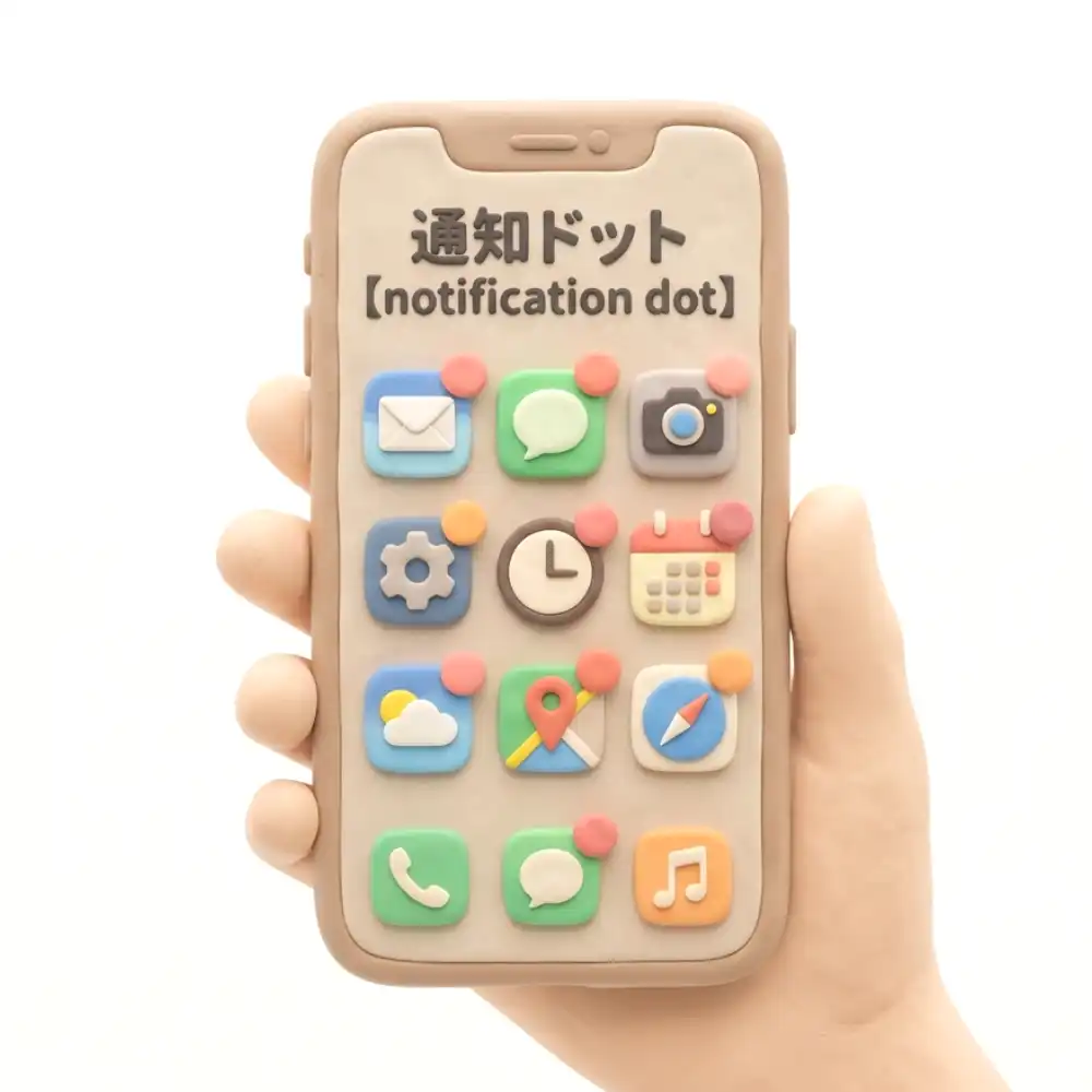 通知ドットのイメージ画像