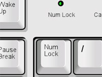 NumLockキー【numeric lock key】ニューメリックロックキー / NumLkキー