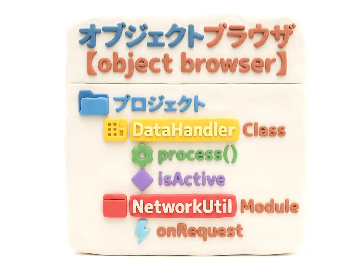 オブジェクトブラウザのイメージ画像
